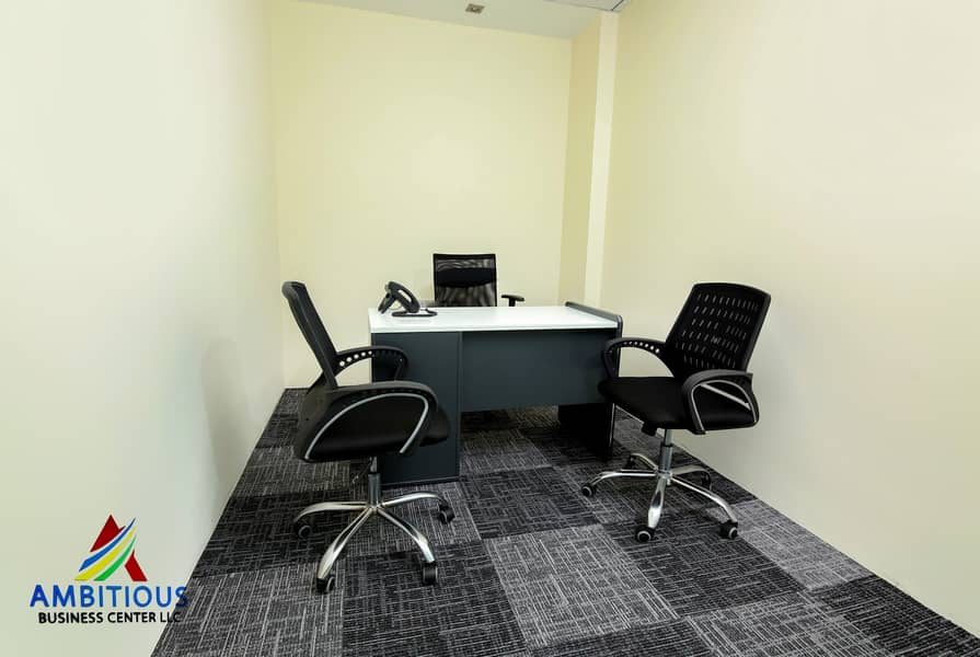 ENJOY LOW COST OFFICE @ AED 15,000/- Per Year With FREE WiFi, FREE DEWA etc
