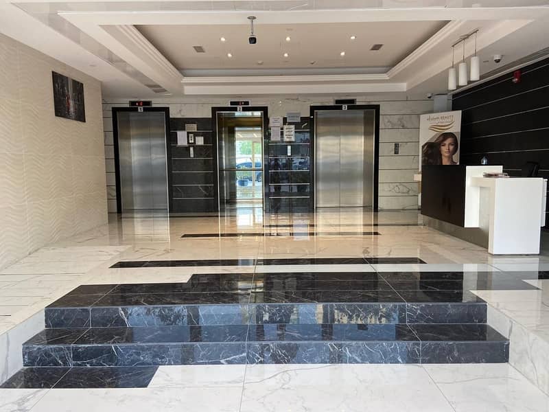 Tower Building Spacious 1 Bedroom&2 Bathrooms with Car Parking Airport Road Corniche .