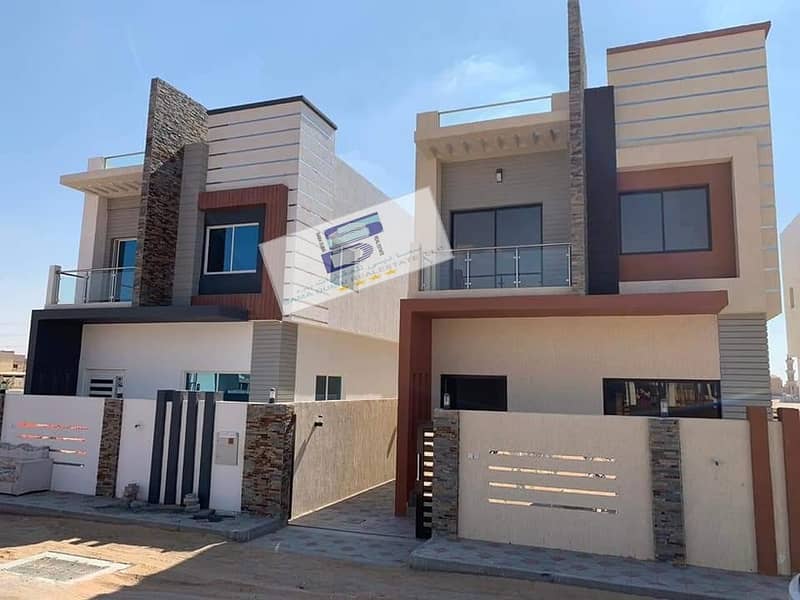 Villa for sale two floors, 3 rooms, large area, super deluxe finishing