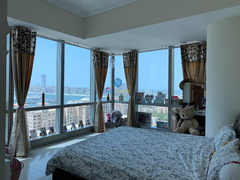 Full Sea View 3 BR Fully Furnished |Corner Unit|