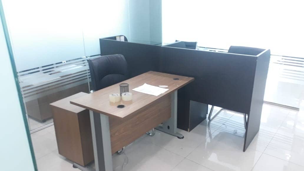 Furnished and Partiton Office In Opal Tower