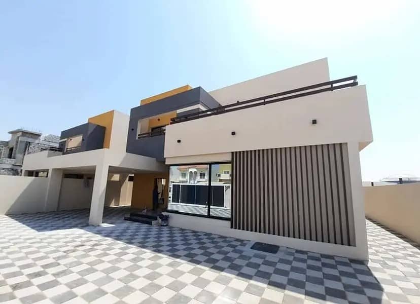 For sale by owner and at a very special price New villa close to the main street directly Personal finishing super quality near Sheikh Ammar Bridge directly