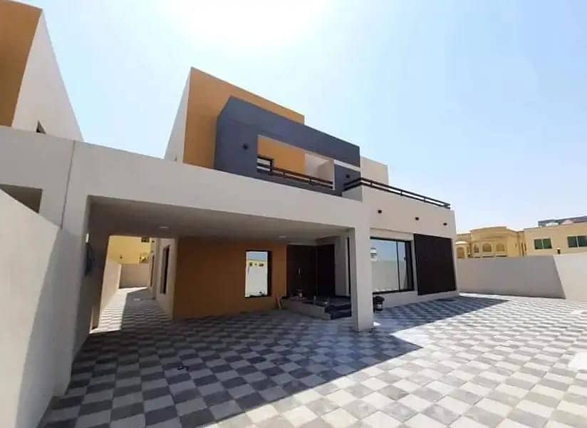 Villa in Ajman owns a modern design with a monthly installment through bank financing