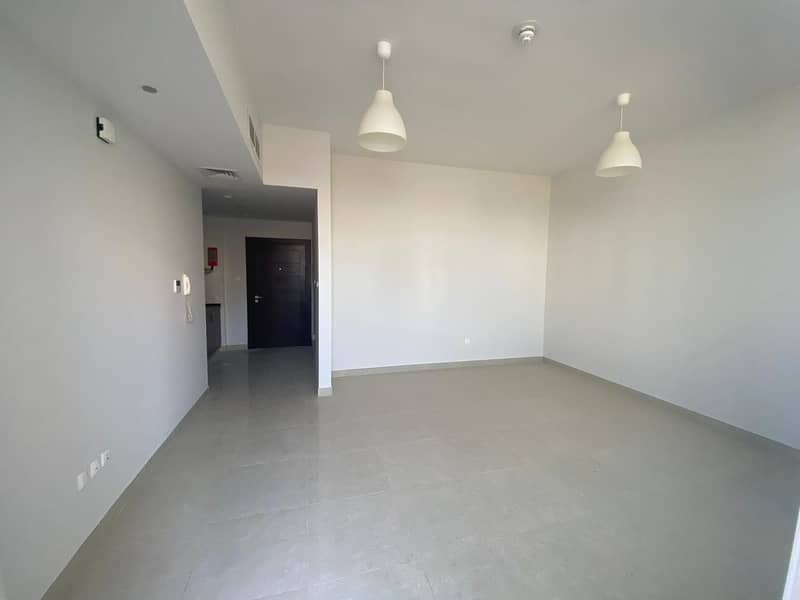 Closed kitchen studio // with bigger balcony// fully facilitated building// cheapest //  for  rent in phase 2 warsan 4