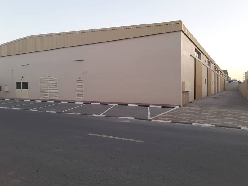 Brandnew warehouses 2000 / 4000 / 6000 / 8000 / 10000/ 12000 / upto 20000 Sqft available for rent in Aljurf Ajman close to China mall