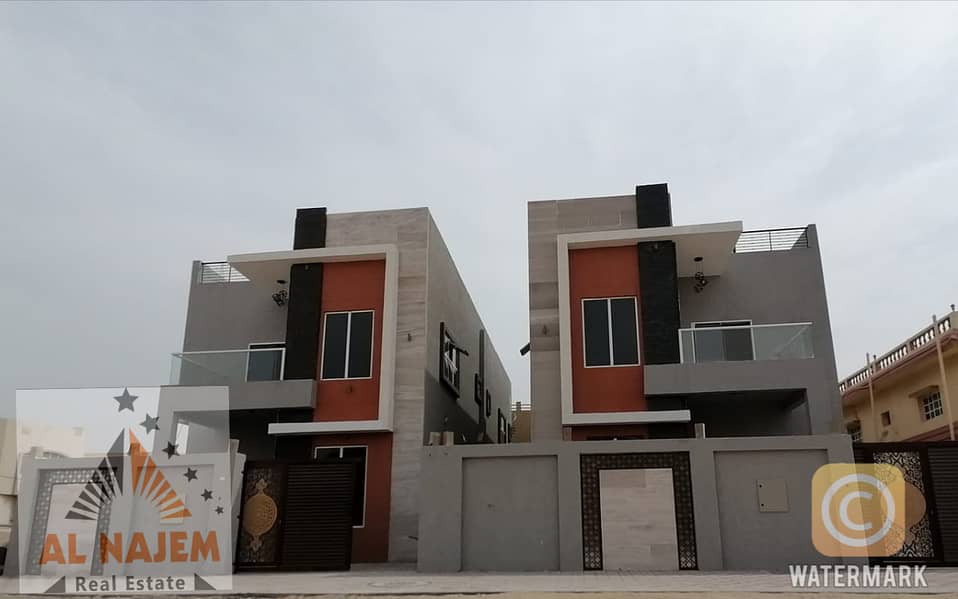 excellent  villa for sell in the emirate of Ajman, Al Mowaihat, a very classy finishing, at an excellent price, and a location close to the stree