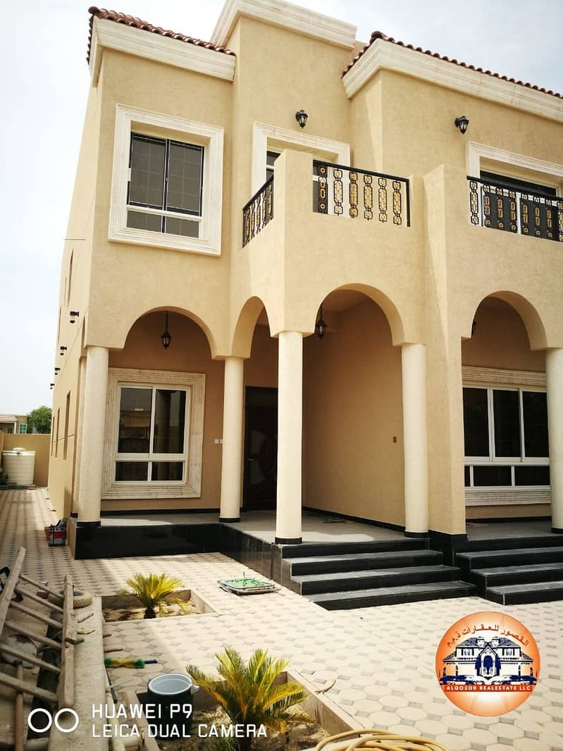 A personal finishing villa with a dining room in Al Rawda, with large areas.