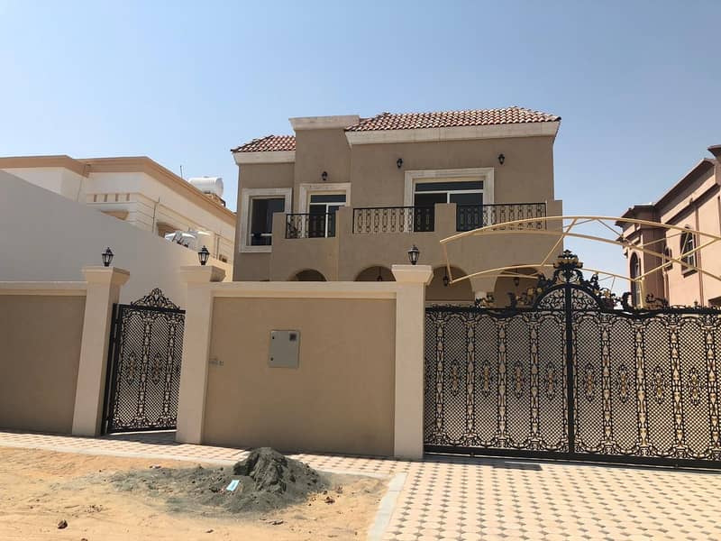 personal finish Villa in very good location beside mosque 2nd plot from the main road