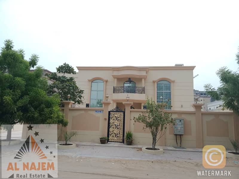 Luxurious Villa Classic Design in Perfect location . with water electricity  villa with an area of 9000 in Ajman Al Rawda 2 for sal