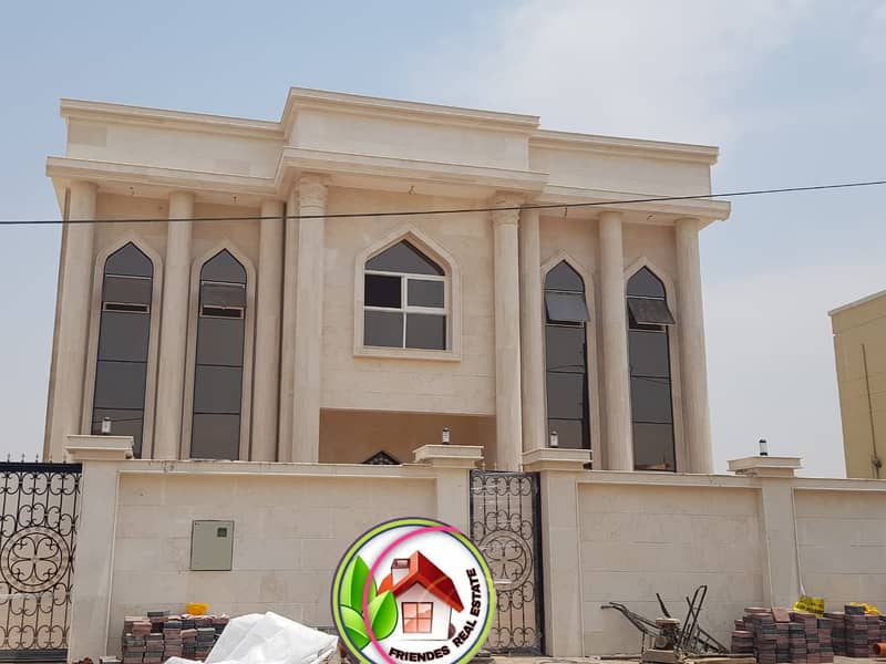 Villa for the price of a snapshot of Jasmine area Super Deluxe finishing a large building area near Sheikh Mohammed bin Zayed Street