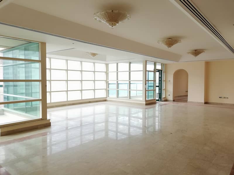 Chiller free full sea view Penthouse with all Master bedrooms and 2 parking rent 150k 4 cheques