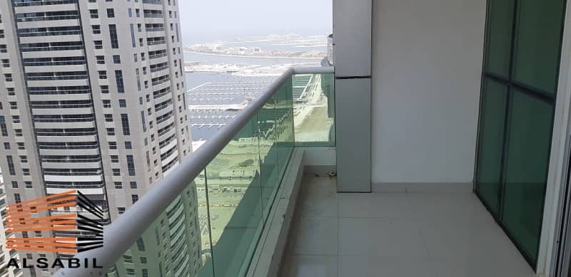 6 one bedroom in Marina with big balcony for rent-AC Free