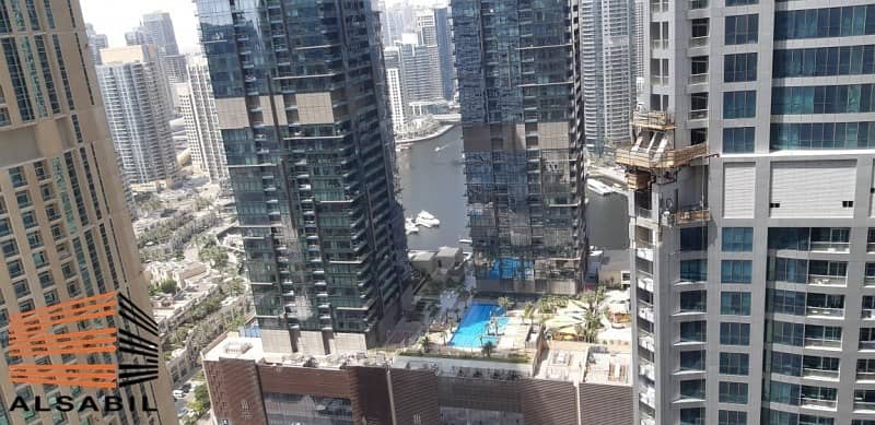 7 one bedroom in Marina with big balcony for rent-AC Free