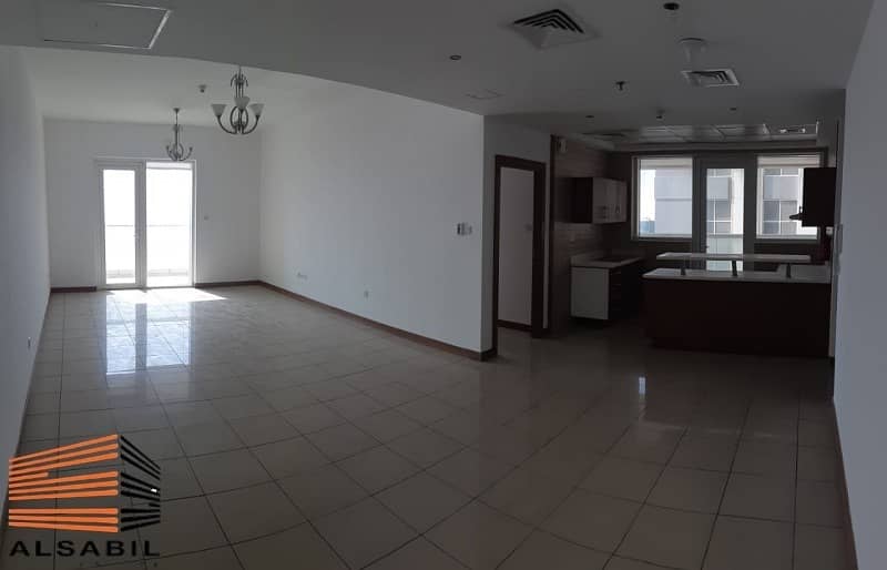 2 BR in Sulafa Tower with free AC for rent