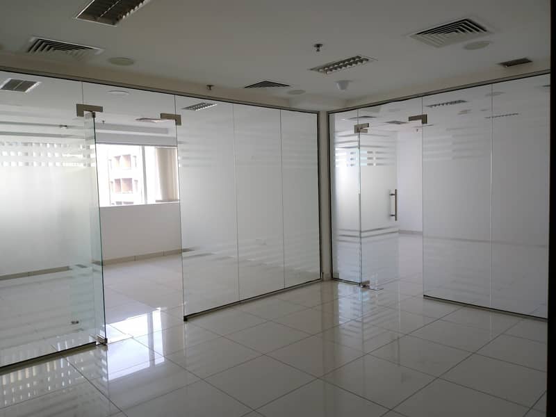 Chiller free Partition Office with Pantry n toilet 1100sqft 85k