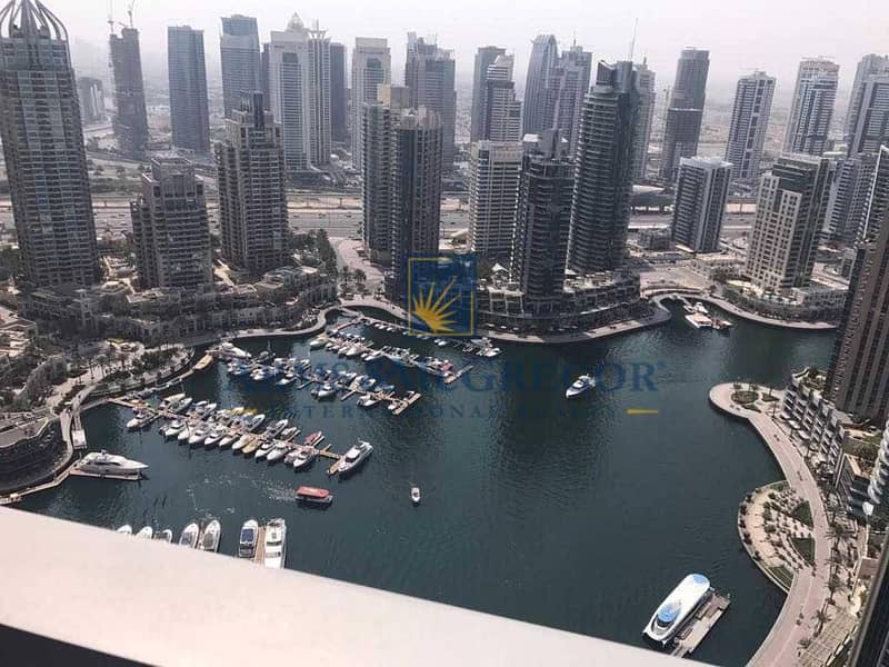 1 bed unit with Full marina view on high floor