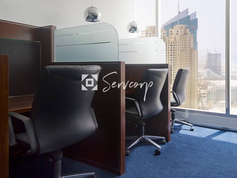 Fully fitted 1 to 4 persons office in Dubai Marina