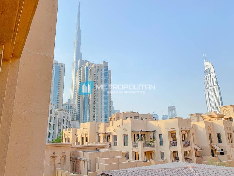 Large & well maintained 1bed | Burj Khalifa view