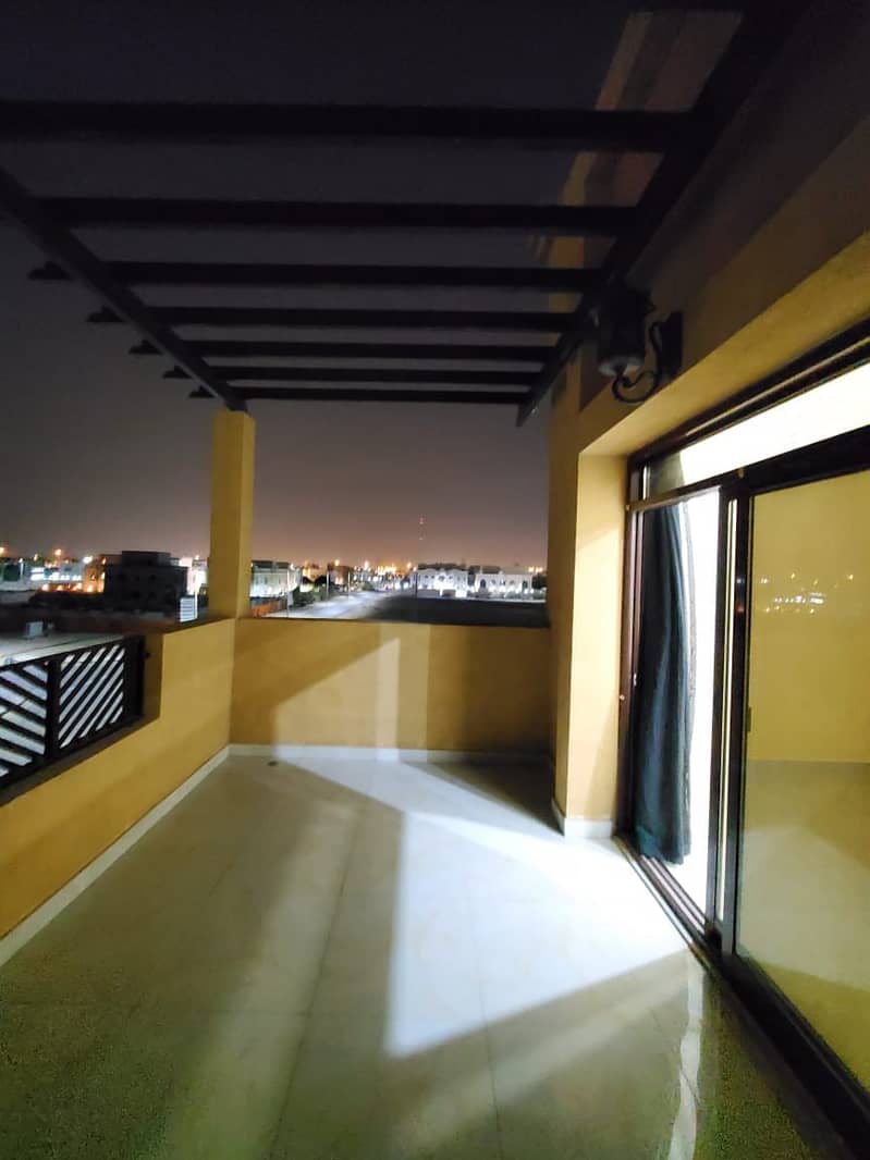 Light And Bright Studio Apartment with Balcony At 32000 AED In MBZ City.