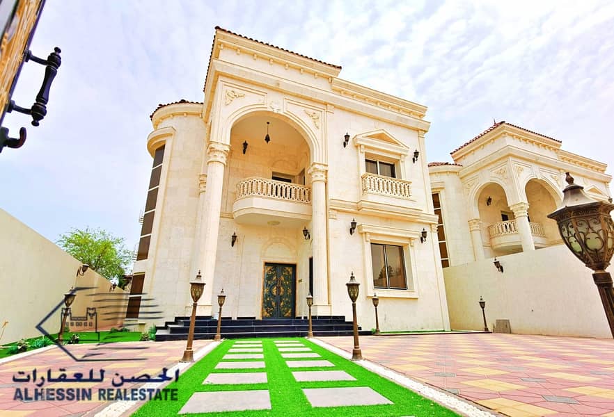Villa for sale in Ajman, luxurious and very impressive personal finishing