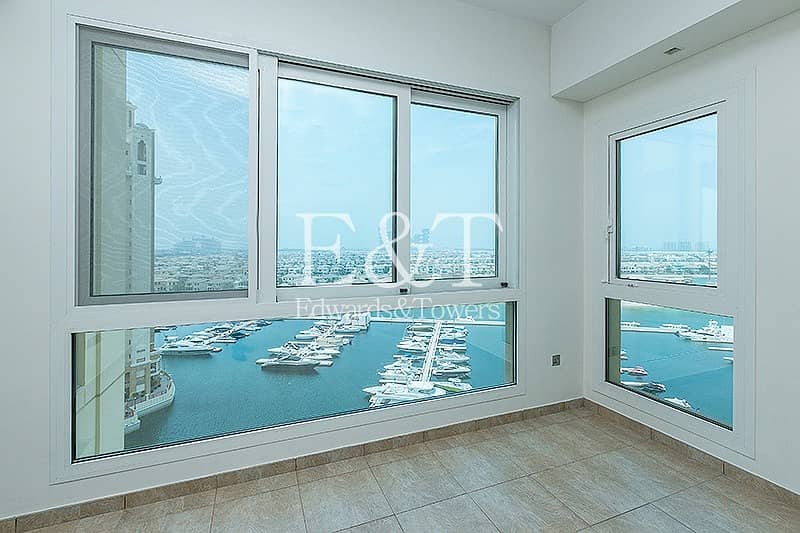 High Floor | Sea and Marina Views | Well Maintained