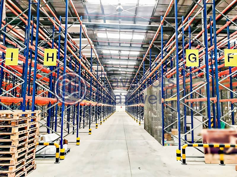 Partially Racked Warehouse | 200 kW Power Partially Racked Warehouse | 200 kW Power