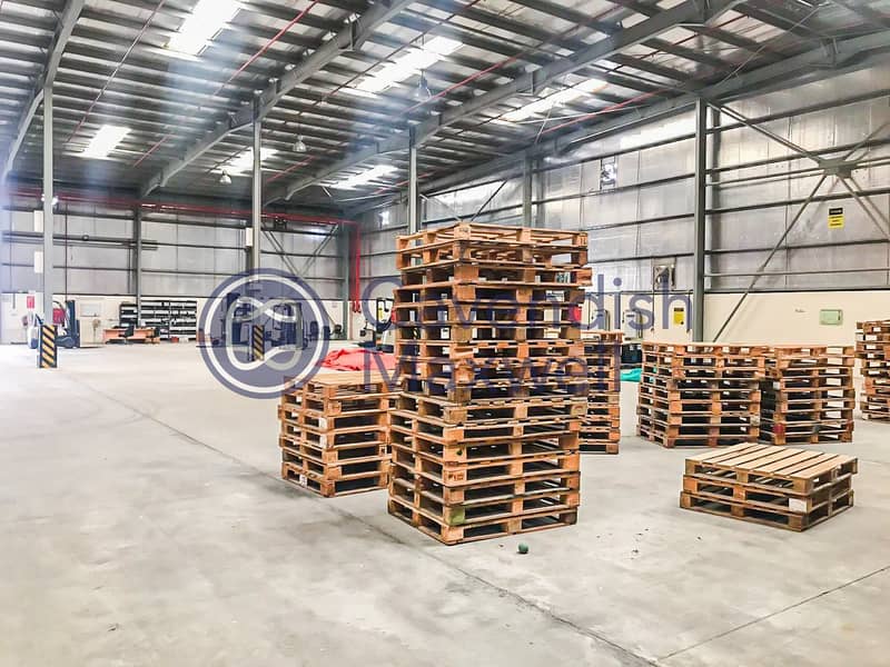 8 Partially Racked Warehouse | 200 kW Power