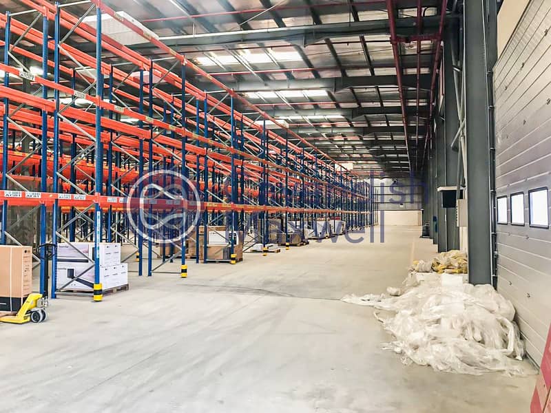 12 Partially Racked Warehouse | 200 kW Power