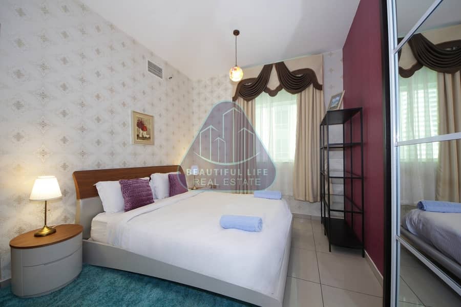 Modern Luxury Furnished 1-Bedroom apartment with Balcony Modern Luxury Furnished 1-Bedroom apartment with Balcony