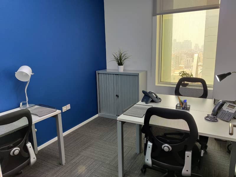 Fully Furnished Spacious Offices with FREE Wi-Fi available in Ajman Corniche area
