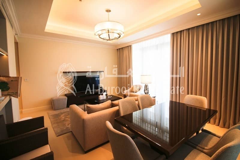 26 High Floor|Fully Furnished|2-Bedroom fountain view