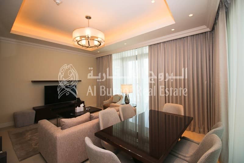 55 High Floor|Fully Furnished|2-Bedroom fountain view