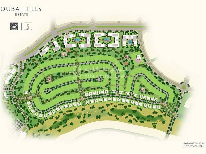Stunning Golf facing plot on payment plan in The Parkway