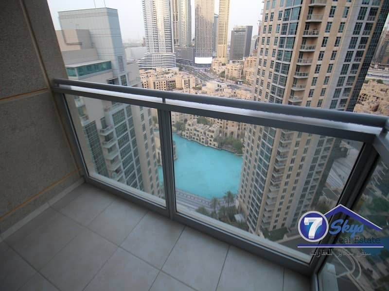 Well Maintain 1BHK In Burj Residence 5 With Full Fountain Views