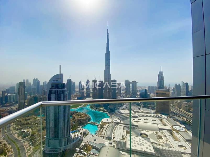 Burj & Fountain View|High Floor|Exclusive