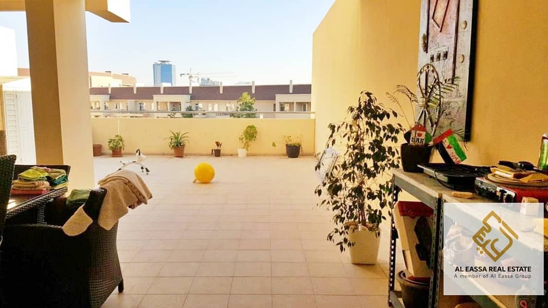 Stunning Terrace | Pool view | Semi-furnished 1BR Stunning Terrace | Pool view | Semi-furnished 1BR