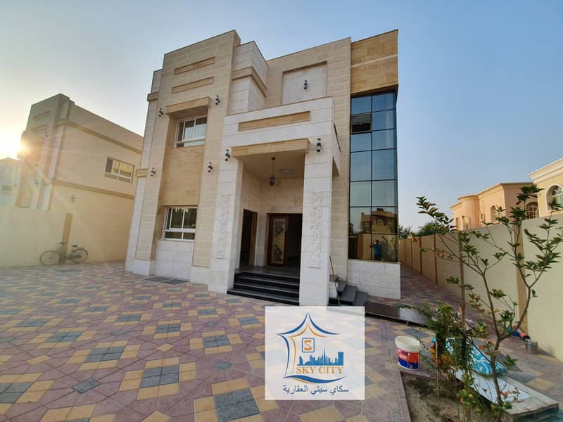 Luxurious design villa, large area, at a special price, Ajman Luxurious design villa, large area, at a special price, Ajman