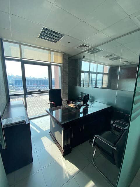 READY TO MOVE FULLY FITTED OFFICE WITH CHILLER FREE +1 MONTH FREE NEAR DEIRA CITY CENTER METRO.