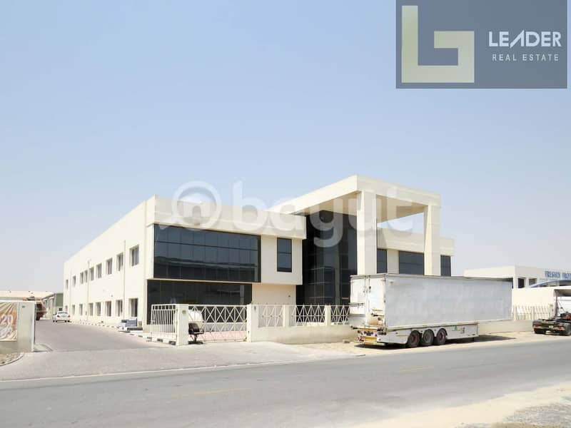 Office Building With Warehouse l Power 350 Kw l 35000 sq ft l @20 aed Sq ft Office Building With Warehouse l Power 350 Kw l 35000 sq ft l @20 aed Sq ft