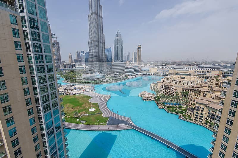 Burj Khalifa/Fountain View from your 3 bedroom/