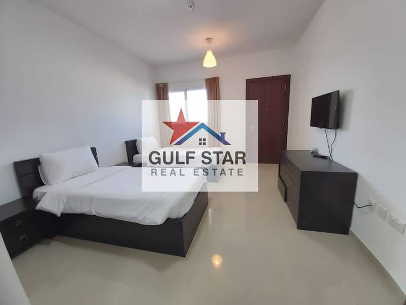 Well Furnished Studio in Al Forsan Club-Monthly Payment