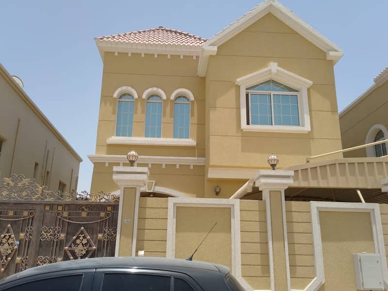 Villa for rent in Ajman, the first inhabitant of 85 thousand with air conditioners
