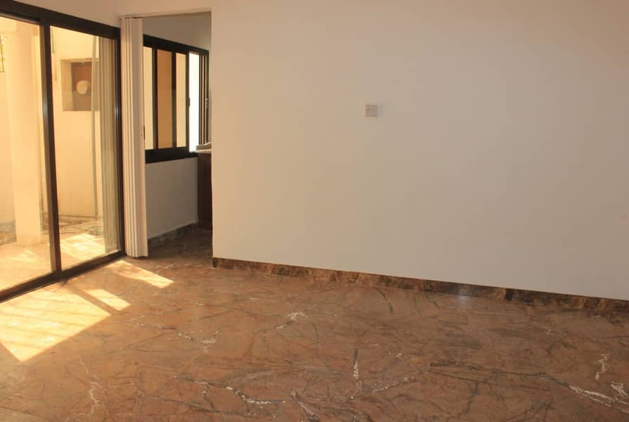12 ALL IN! NO COMMISSION -  HUGE AND HIGH QUALITY 1BHK IN NAJDA ST. BEHIND BURJEEL HOSP.