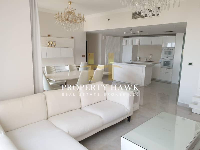 Upgraded 2BR Fully Furnished| Sea view Shams 2 JBR