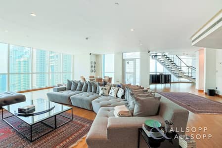 4 Bedroom Flat for Sale in Dubai Marina, Dubai - Sea View | Upgraded | Vacant on Transfer 4 Bedroom Flat for Sale in Dubai Marina, Dubai - Sea View | Upgraded | Vacant on Transfer