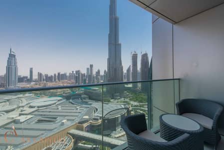 2 Bedroom Flat for Rent in Downtown Dubai, Dubai - Burj Khalifa View | Fully Furnished | High-end 2 Bedroom Flat for Rent in Downtown Dubai, Dubai - Burj Khalifa View | Fully Furnished | High-end