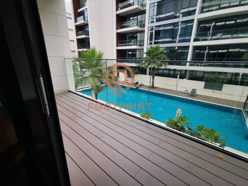 Lovely Huge 1 B/R | Pool View | Balcony | City Walk