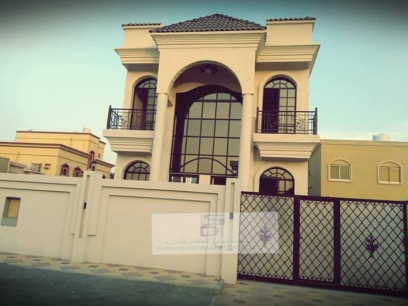 Luxurious Villa Classic Design in Perfect location . New villa with an area of 3200 in Ajman  for sale