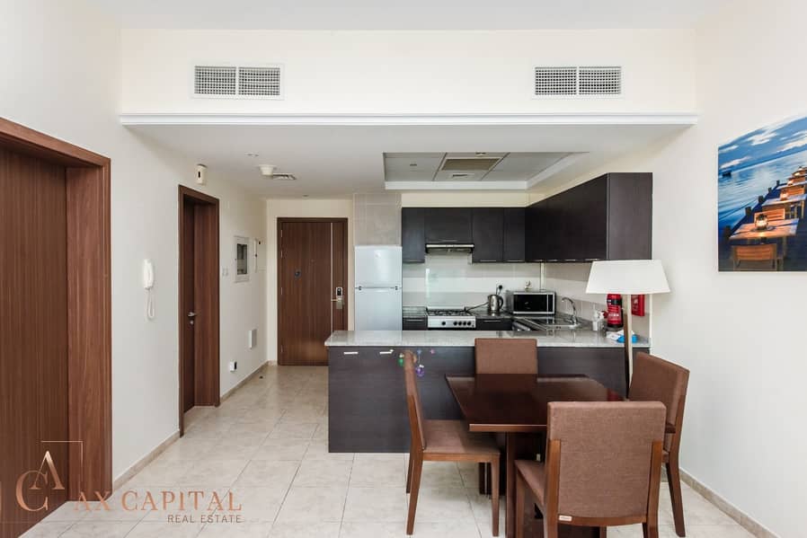 Multiple Cheques | Furnished 1 Bedroom Apartment