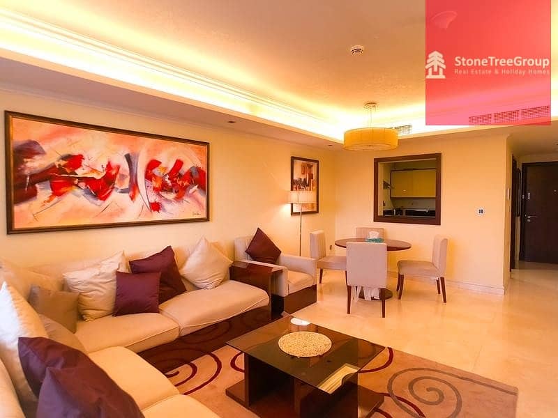 1 BR in Palm Jumeirah | Taj Grandeur Residences| No extra fees!